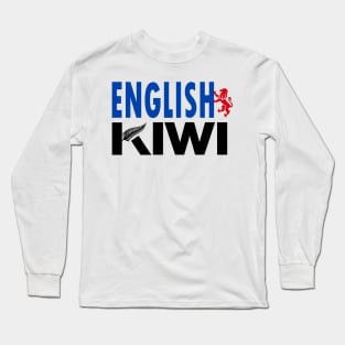 English Kiwi (for light backgrounds) Long Sleeve T-Shirt